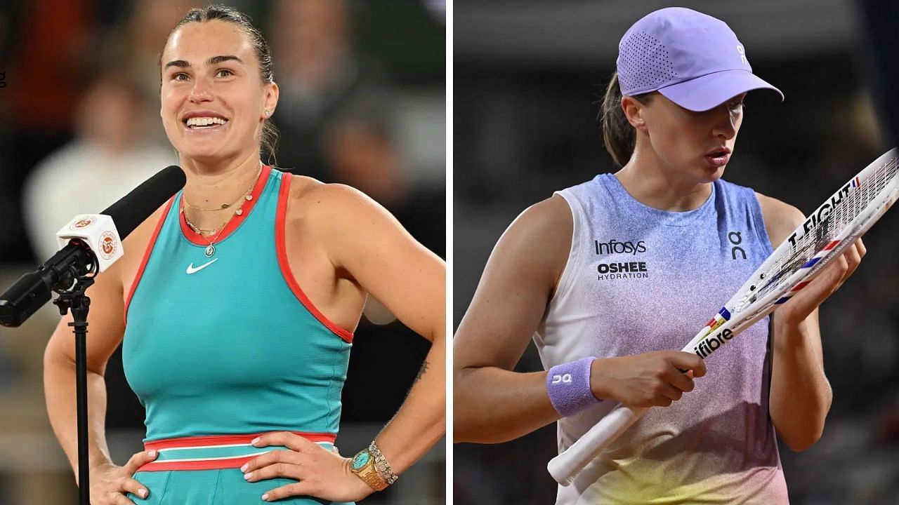 Aryna Sabalenka Iga Swiatek French Open