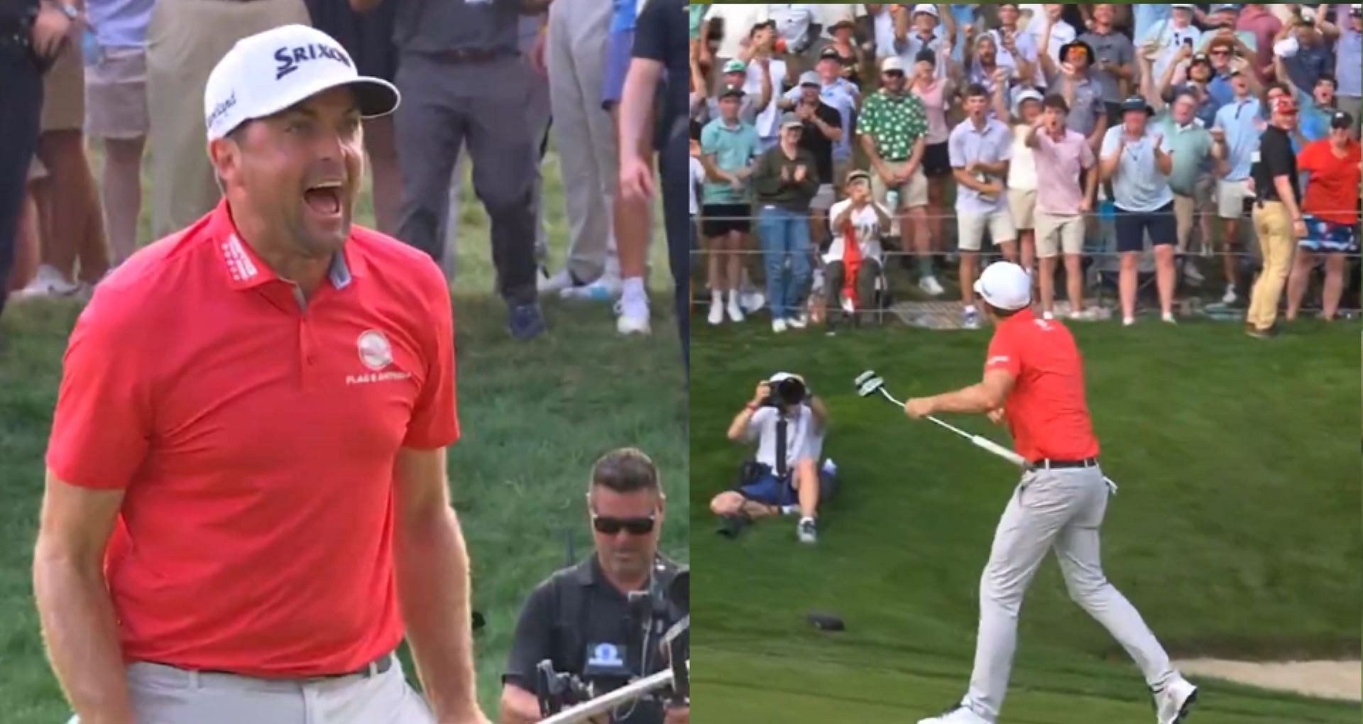 Keegan Bradley during the 2025 Travelers Championship 
