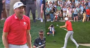 WATCH: Keegan Bradley sends crowd into frenzy with dramatic winning putt at the Travelers Championship 2025