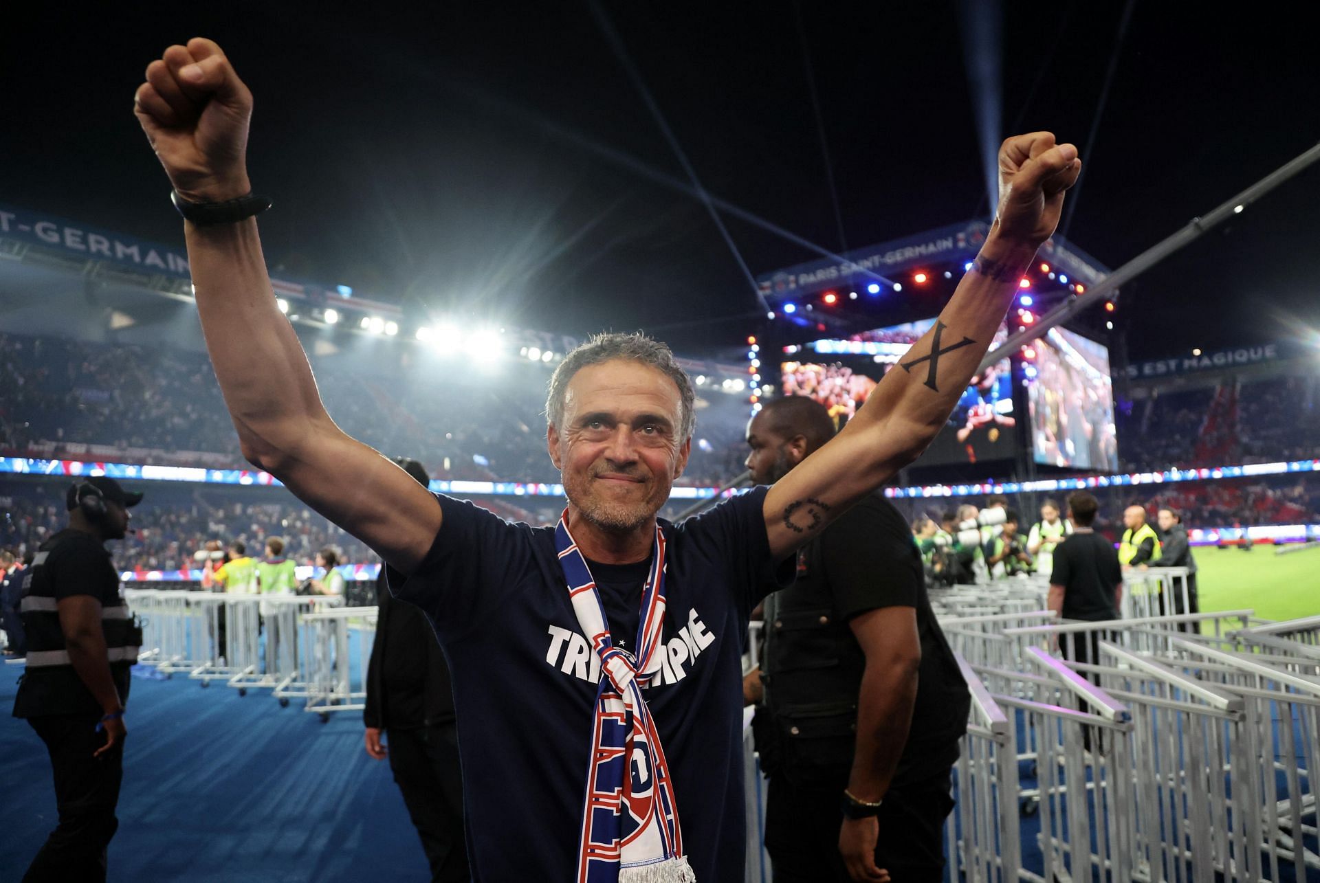 Celebrations Continue In Paris Following Paris Saint-Germain