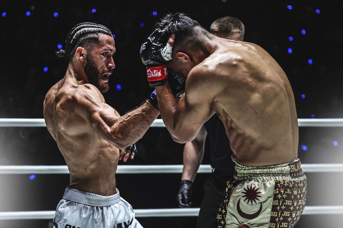 Diego Paez fighting Johan Ghazali | Image credit: ONE Championship