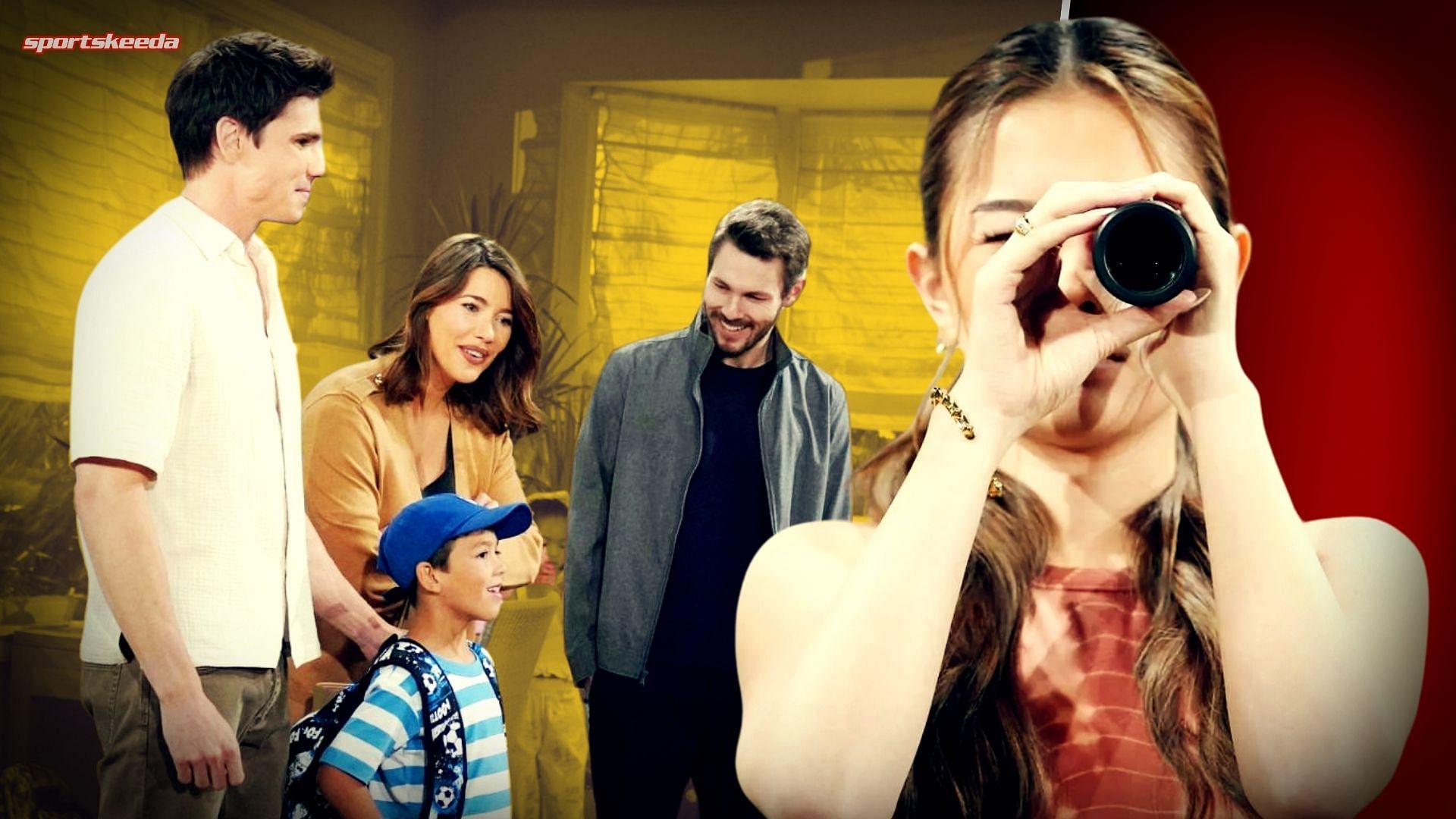 A still from The Bold and The Beautiful (Custom cover edited by Sportskeeda, images via CBS)