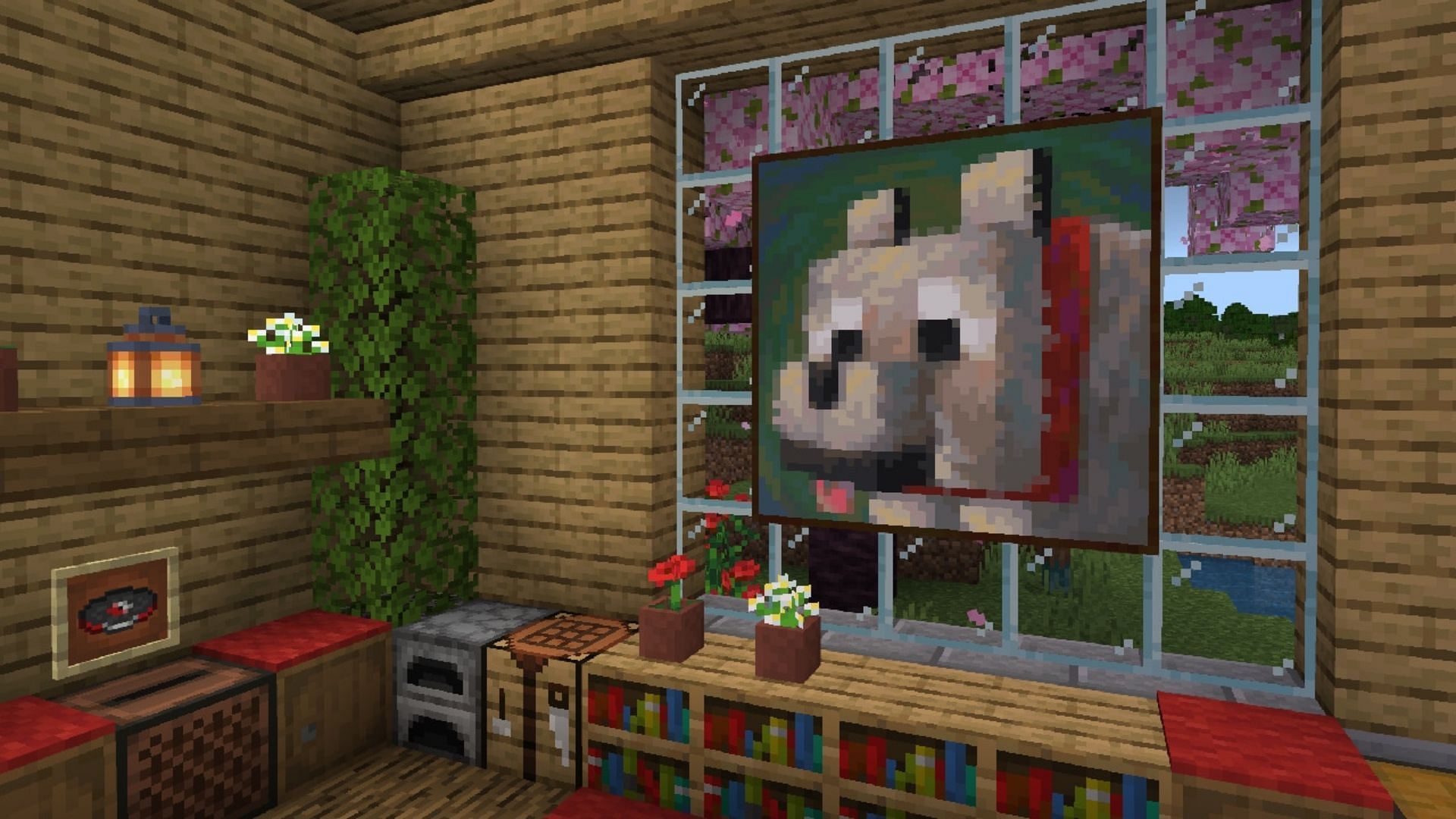 The painting features Dennis from the movie (Image via Mojang Studios)