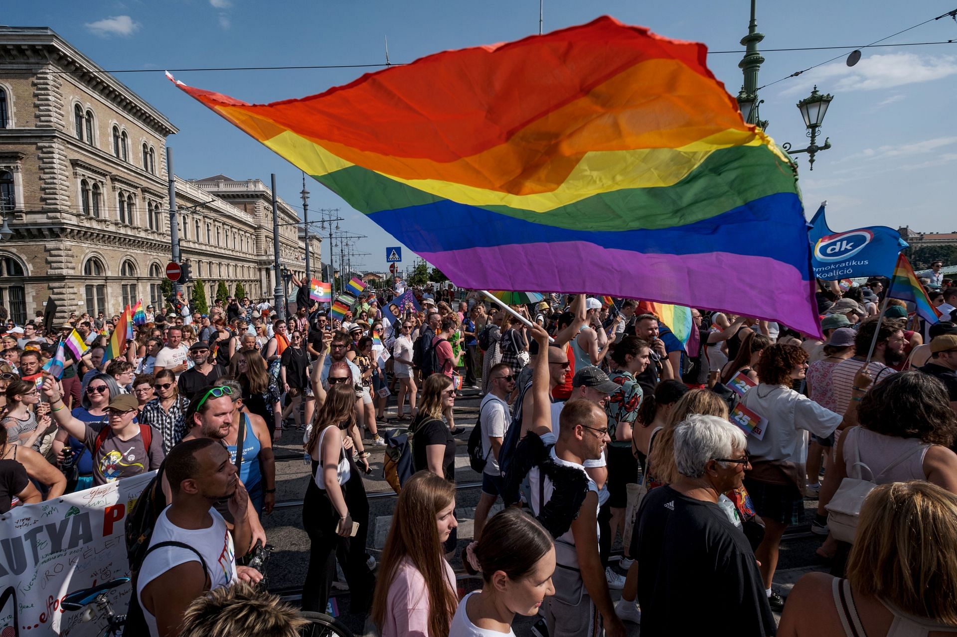 Budapest Pride March Takes Place Against A Backdrop Of The Hungarian Government
