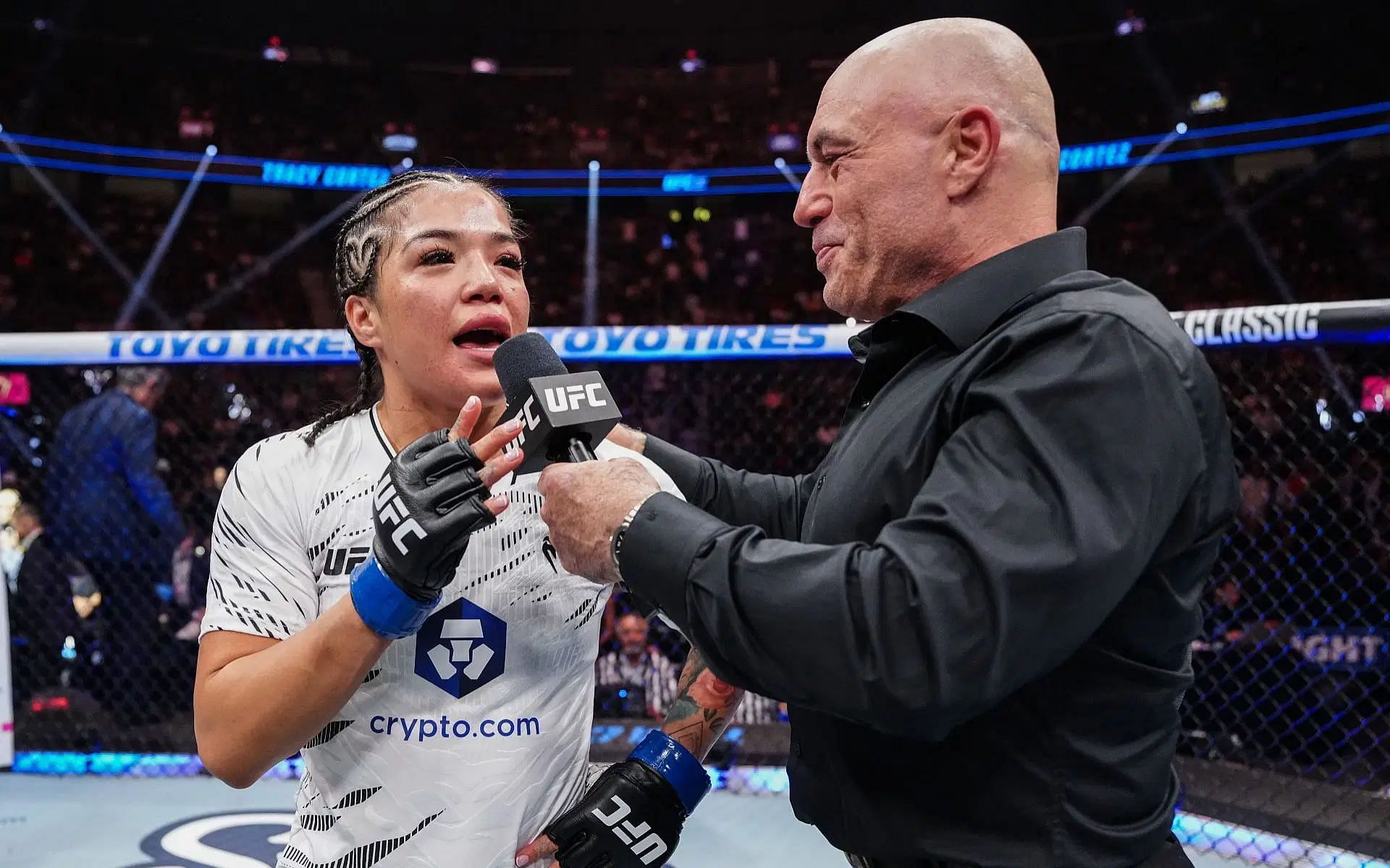 Tracy Cortez (left) explains her comments about the ICE-related protests happening in Phoenix [Image courtesy: Getty Images]