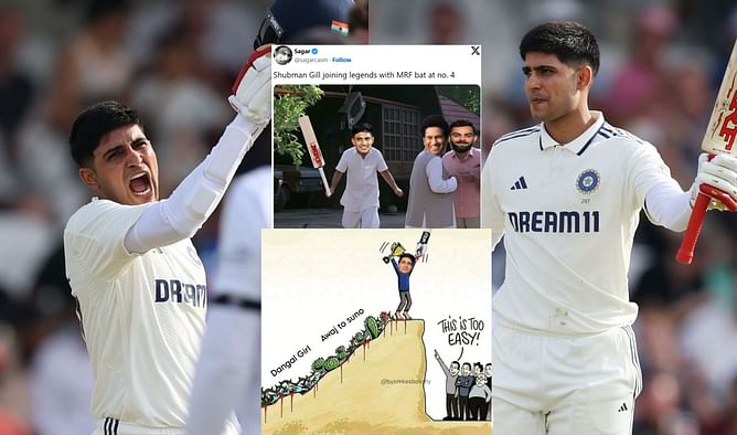 "Pichli baar kya bola tha? flat pitch, ahmedabad"- Top 10 funny memes as Shubman Gill hits century on Test captaincy debut in 1st ENG vs IND Test 2025