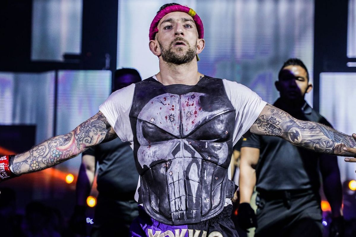 Liam Harrison gets ready for training camp. [Photo from ONE Championship]