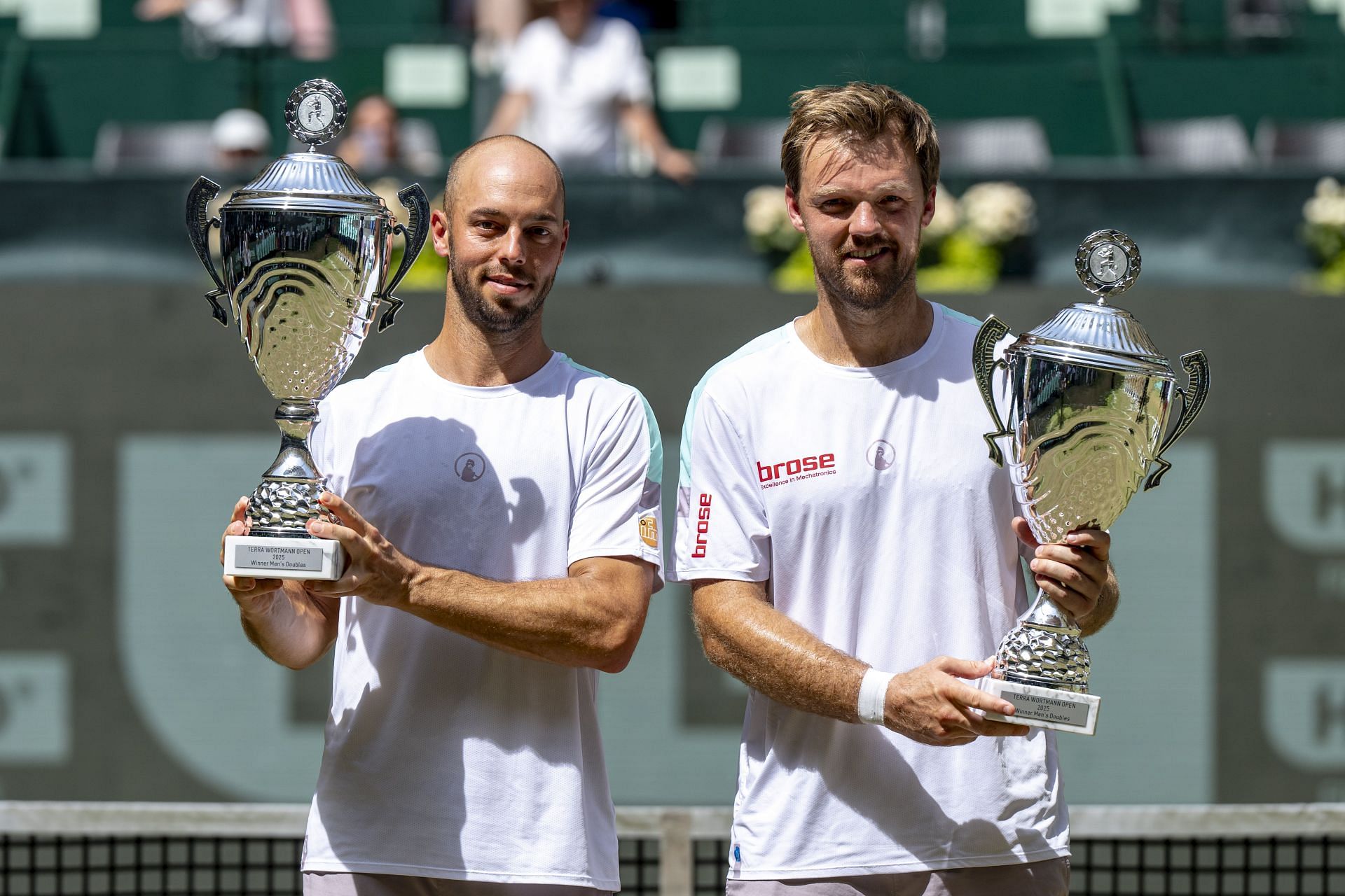 Kevin Krawietz and Tim Putz pictured at the Terra Wortmann Open in Halle | Image Source: Getty