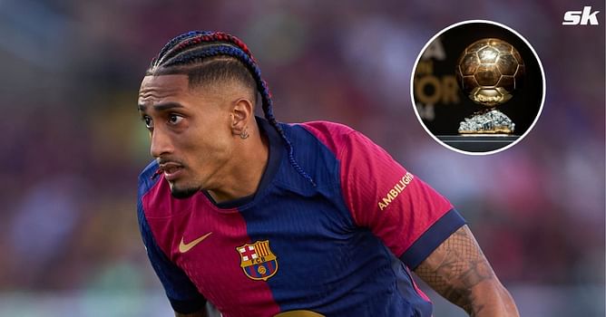 Barcelona star Raphinha likes social media post suggesting he will not win the Ballon d'Or this year