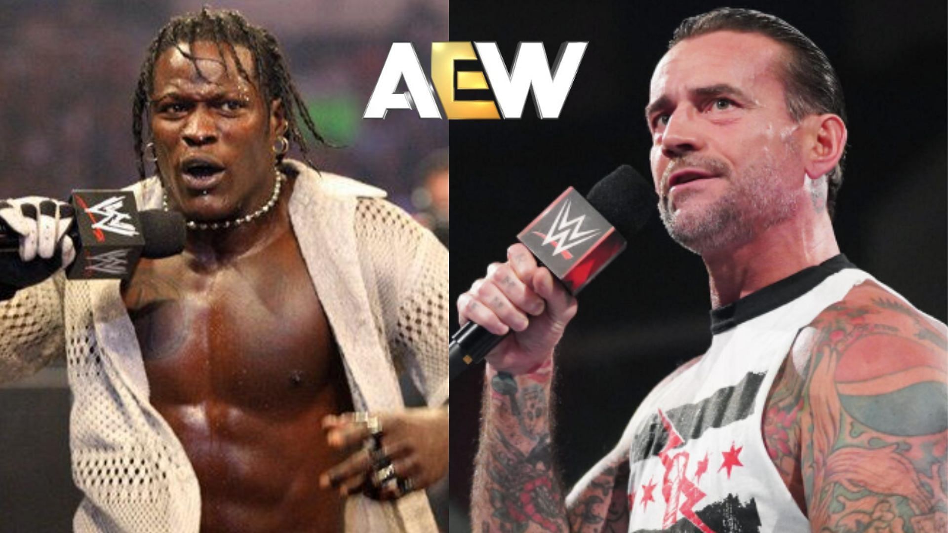 R-Truth (left) / Former AEW World Champion CM Punk (right) [Image Credits: WWE, AEW (official websites)]