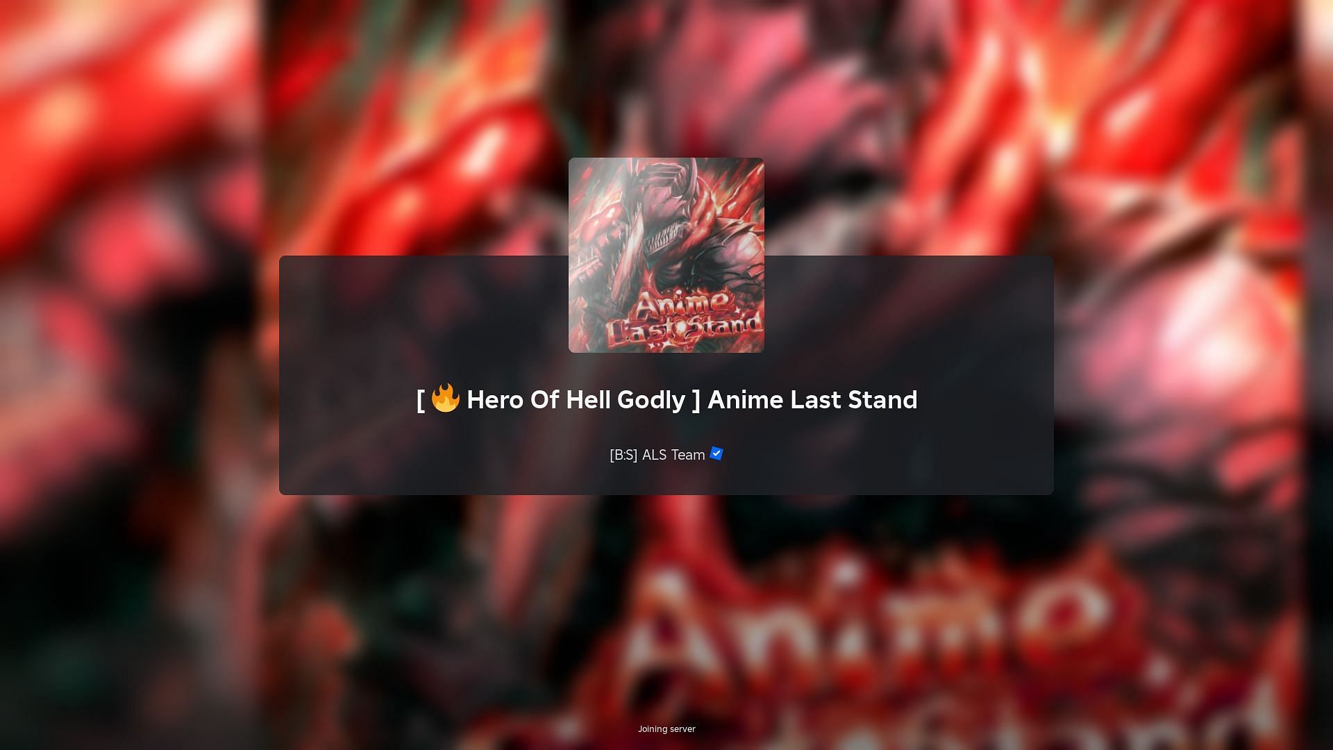 Roblox Anime Last Stand