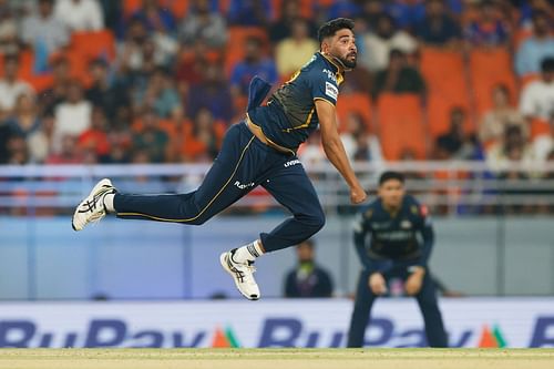 Mohammed Siraj in action for GT - Source: Getty