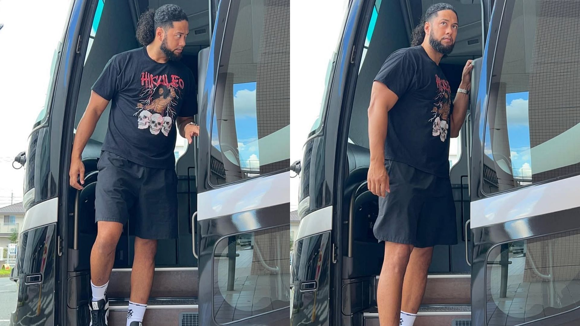 The veteran debuted for the promotion today. [Image credits: Hikuleo on Instagram]