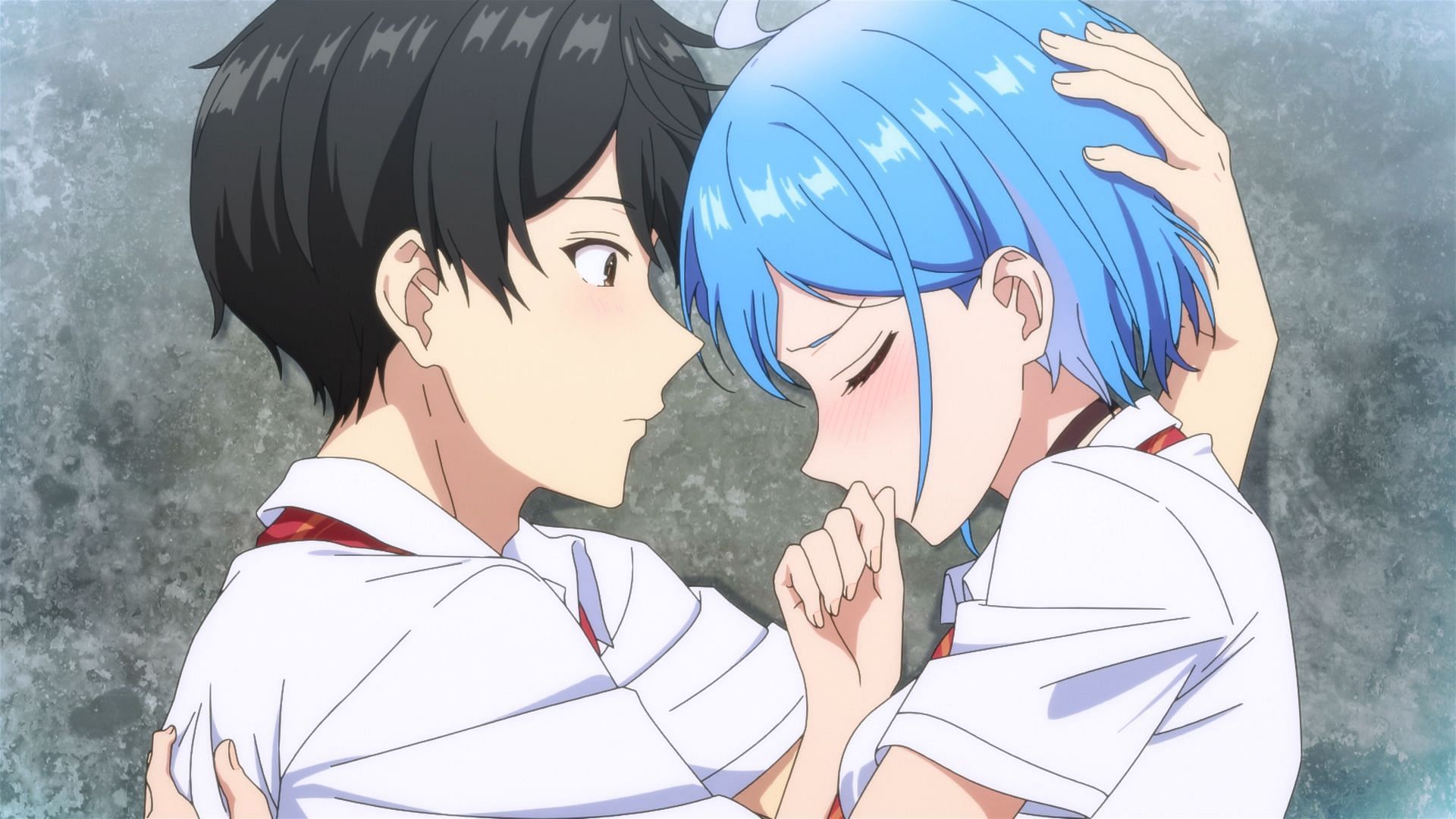 Yuu and Himari in Can a Boy-Girl Friendship Survive? episode 12 (finale) (Image via J.C.Staff)