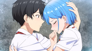Can a Boy-Girl Friendship Survive? episode 12 (finale): Himari is freed from Kureha as she and Yuu confess their true feelings