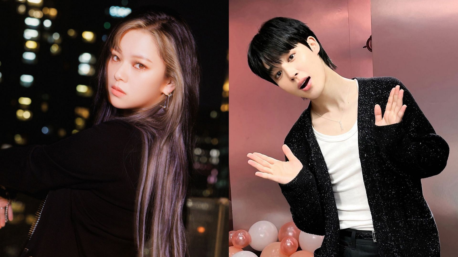 What happened between Jimin and Jeongyeon? (Images via X/@bts_bighit &amp; @JYPETWICE)