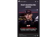 Snapshot of Damon Hill's reaction to Verstappen's comments...Credits-Instagram