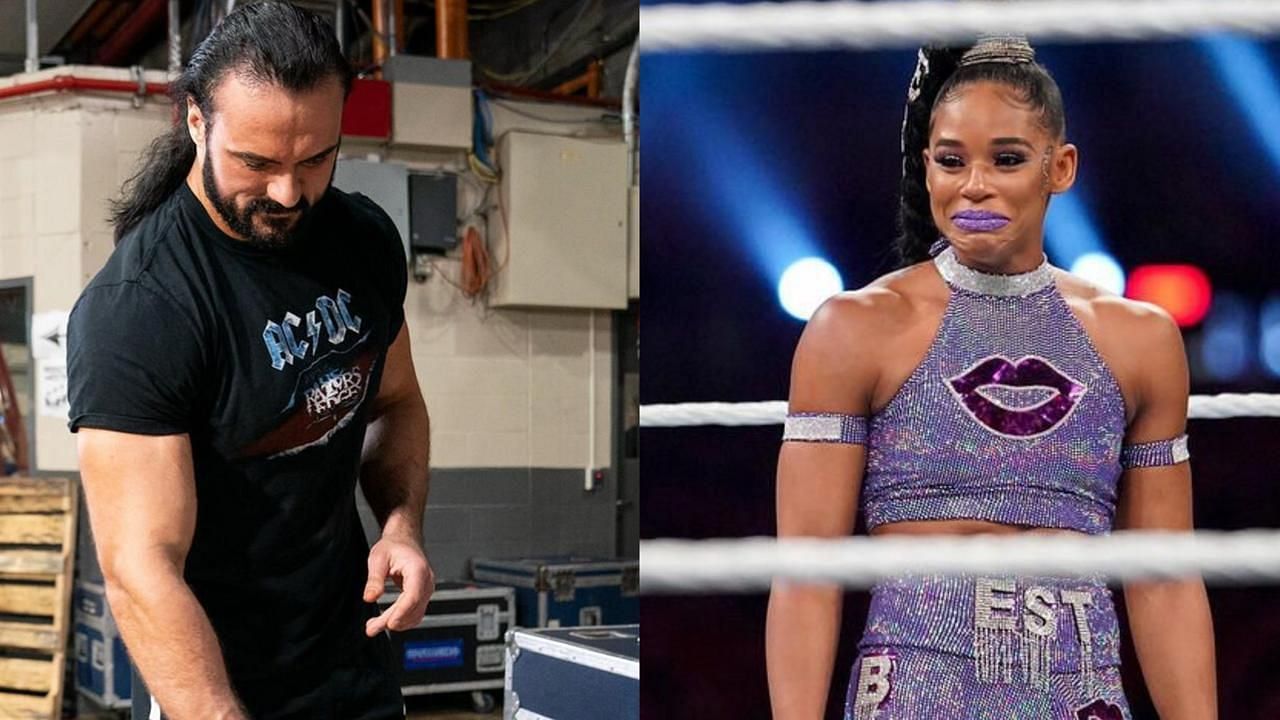 Drew McIntyre and Bianca Belair! (Images from WWE.com)