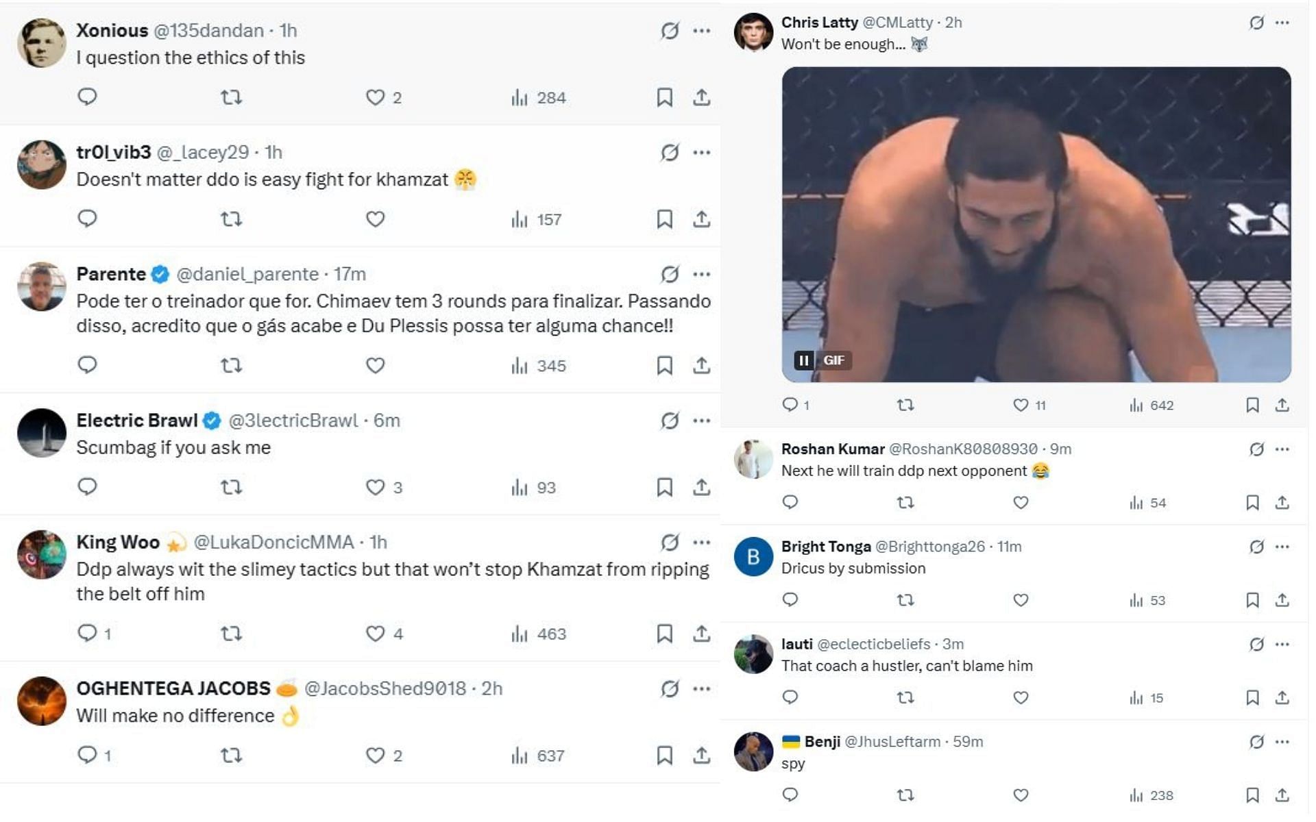More comments on the news. [Images courtesy: @MMAUNCENCORED on X]