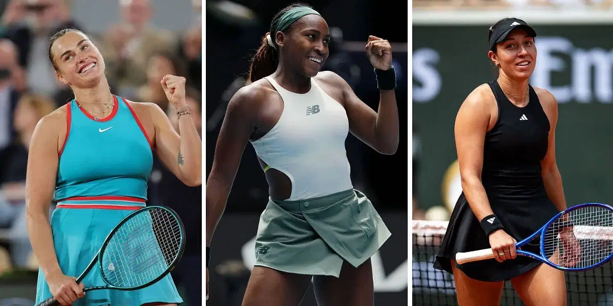 Aryna Sabalenka, Coco Gauff and Jessica Pegula are the top three seeds at Wimbledon 2025. (Photos: Getty)