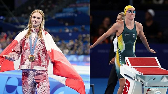 Summer McIntosh and Ariarne Titmus (Image via: Both Getty)