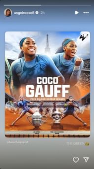 Angel Reese's IG story