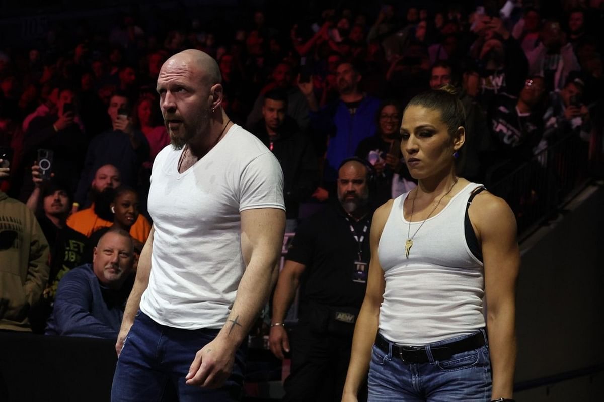 [Watch] Jon Moxley's AEW partner breaks character; gets emotional after huge title win