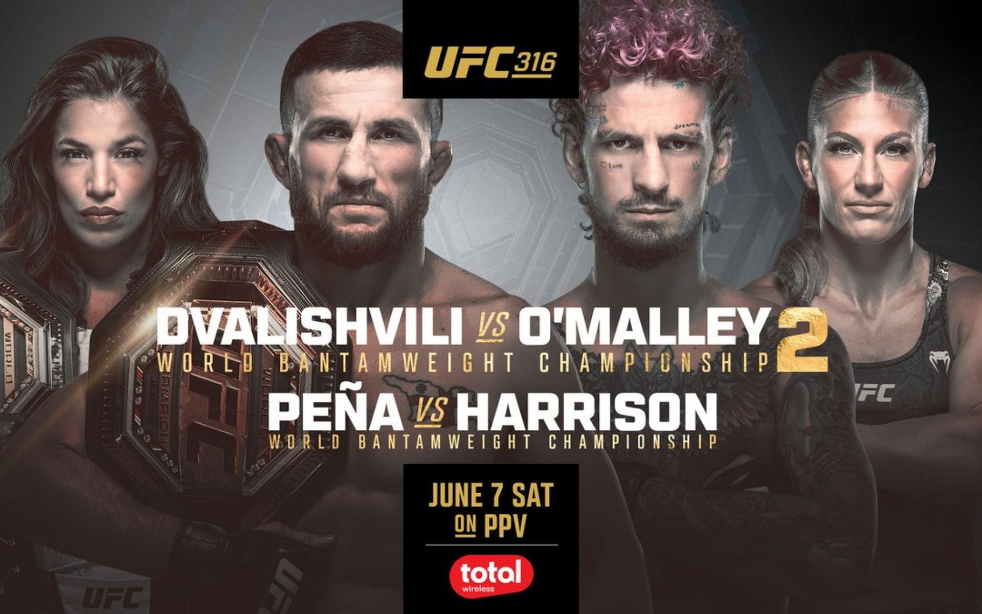 UFC 316: Merab Dvalishvili vs. Sean O