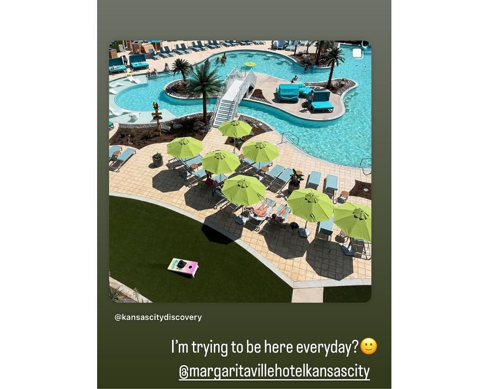 Patrick Mahomes&#039; wife Brittany reveals her latest obsession with Kansas City&#039;s newest tropical-themed escape [IG/@brittanylynne]