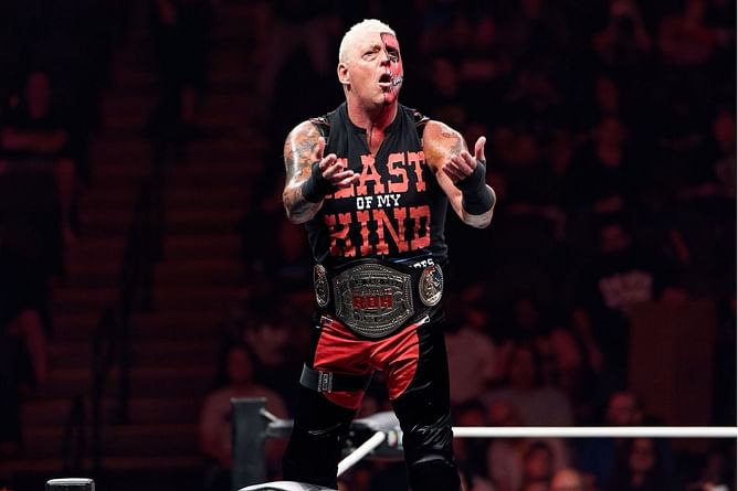 Dustin Rhodes reacts after top AEW star suddenly gives him a disrespectful new name