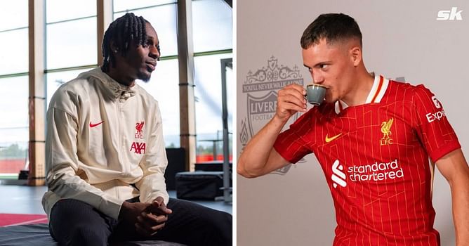 Jeremie Frimpong responds after Liverpool fan suggests moving to Anfield with his friend Florian Wirtz must have been a 'top-tier' feeling