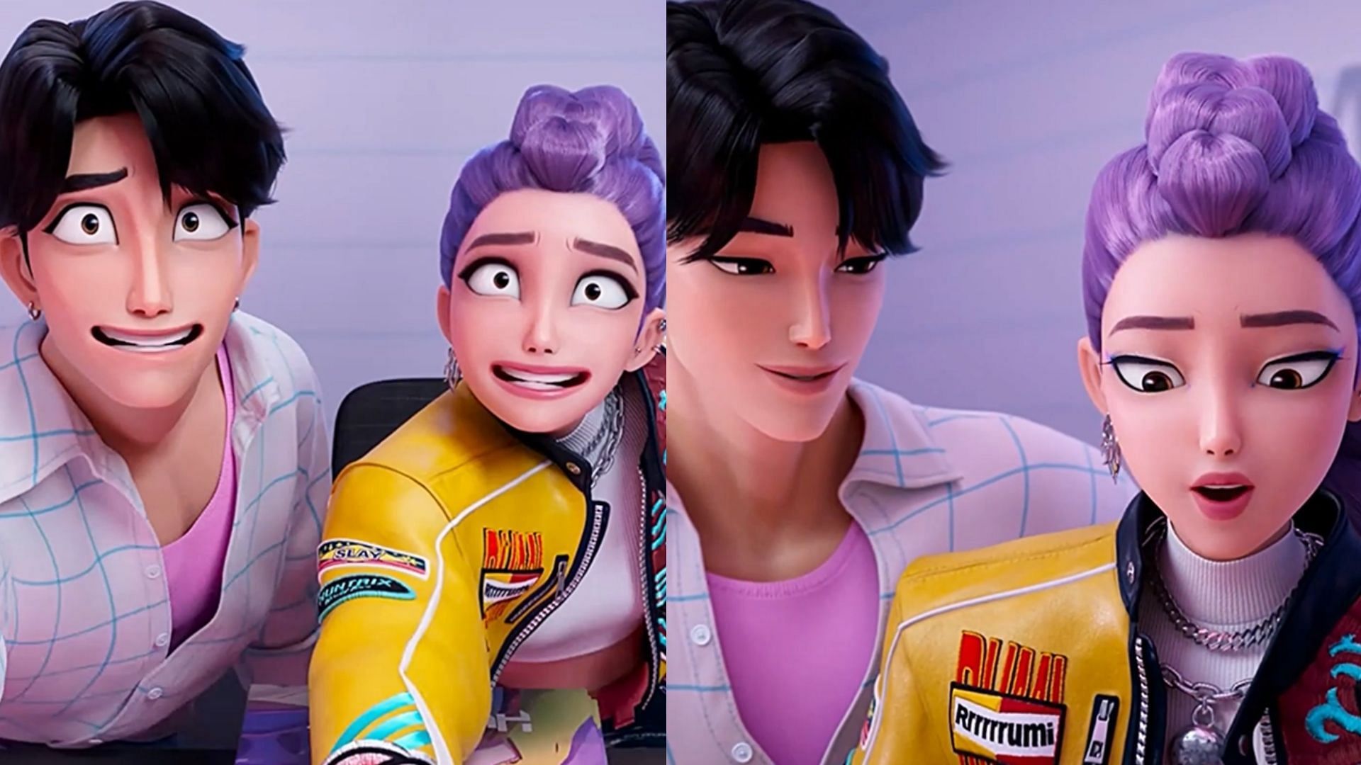 “Why is there no protest trucks” — KPop Demon Hunters fans hilariously react to unconventional male & female idols interaction