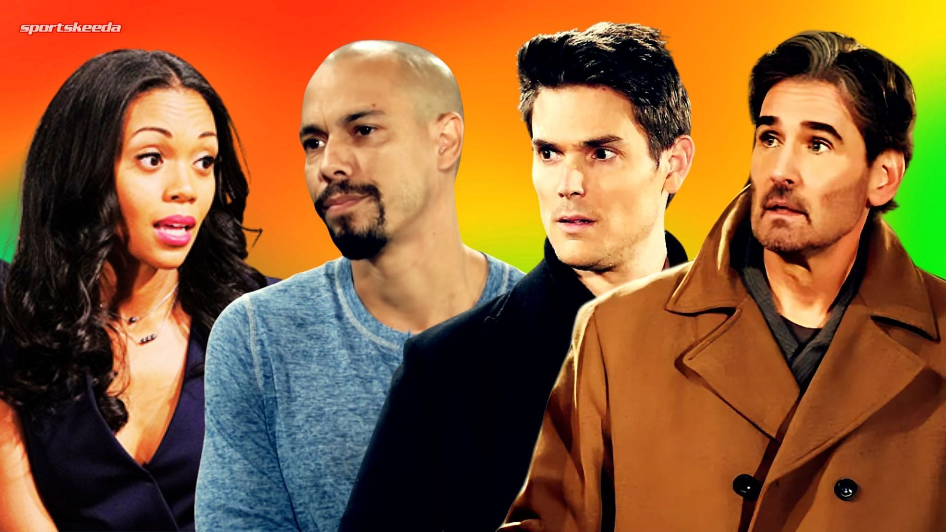 Devon, Amanda, Adam and Cole on The Young and the Restless (Custom edit by Sportskeeda, Original Image [CBS])