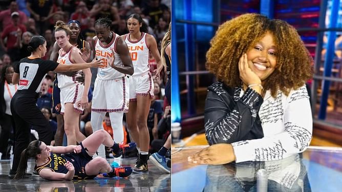 Fever fans bash Natalie Esquire for 'laughing' at Caitlin Clark and condemning Sophie Cunningham's foul: "So it’s funny when Mabrey does it"