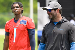 "Was a new experience for me" - Cam Ward’s alpha moment leaves HC Brian Callahan in disbelief during Titans minicamp