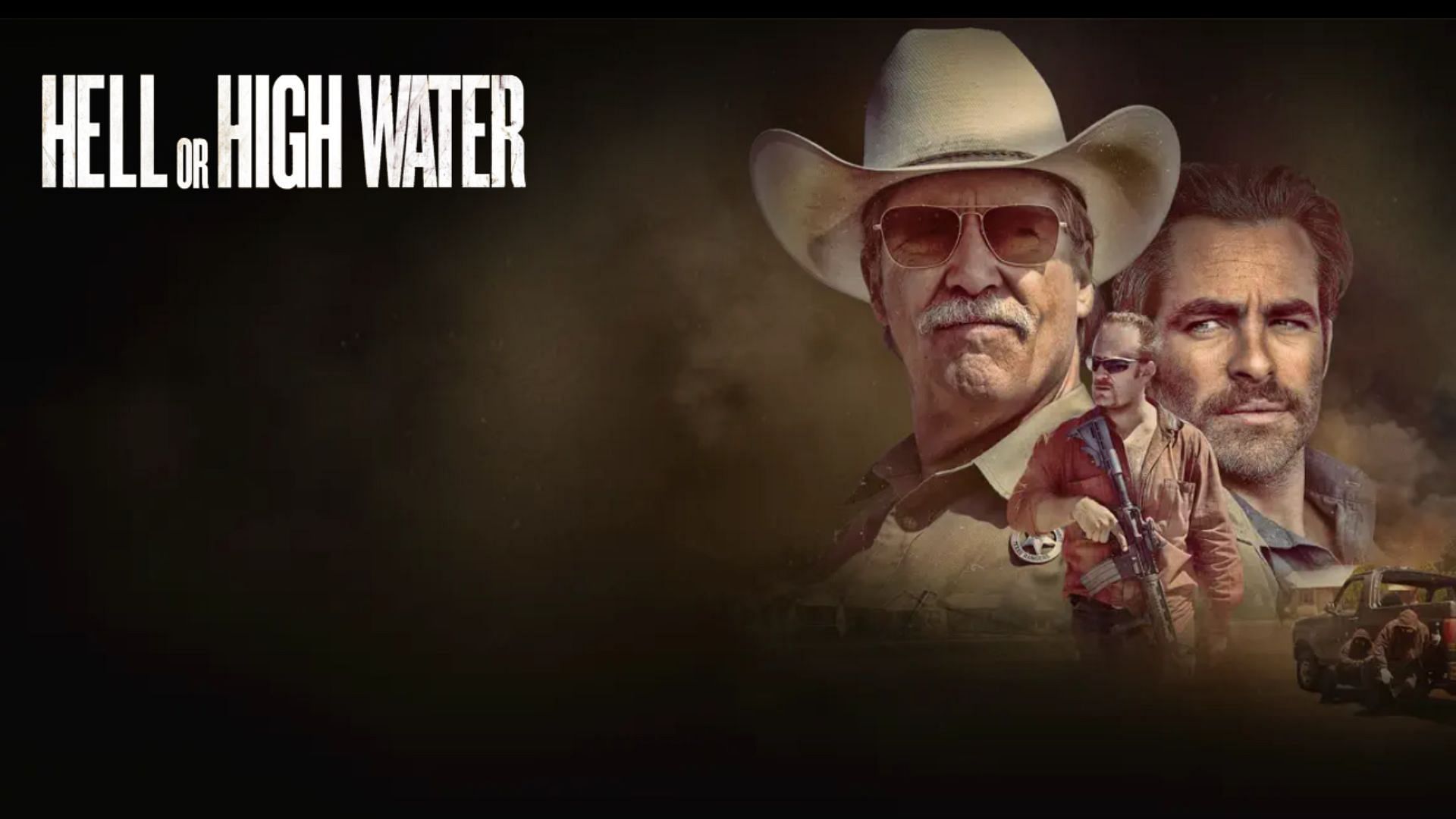 Hell or High Water (2016) is a neo-western crime movie (Image via Apple TV+)