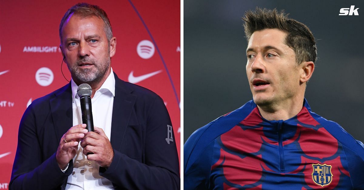 L to R: Hansi Flick and Robert Lewandowski (All images sourced from Getty)
