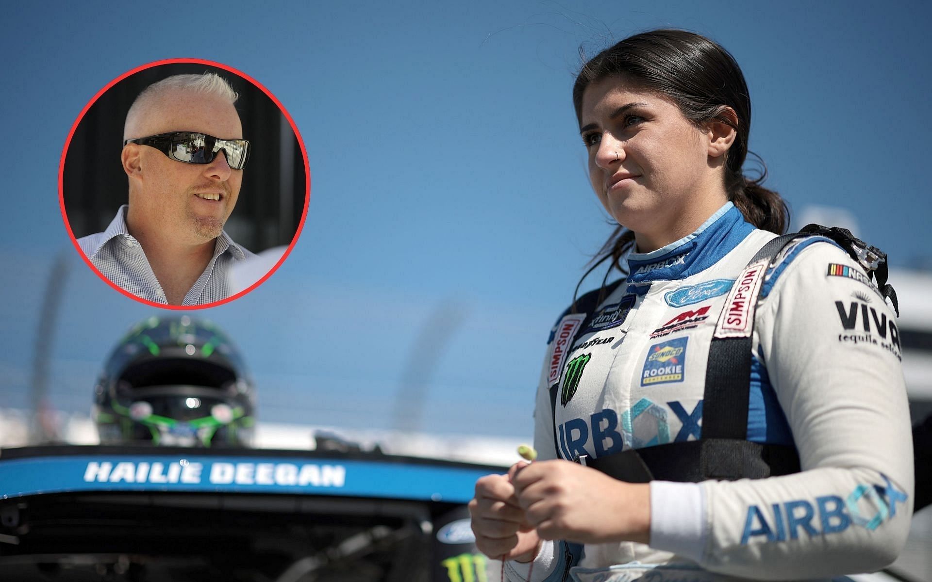 Paul Tracy and Hailie Deegan