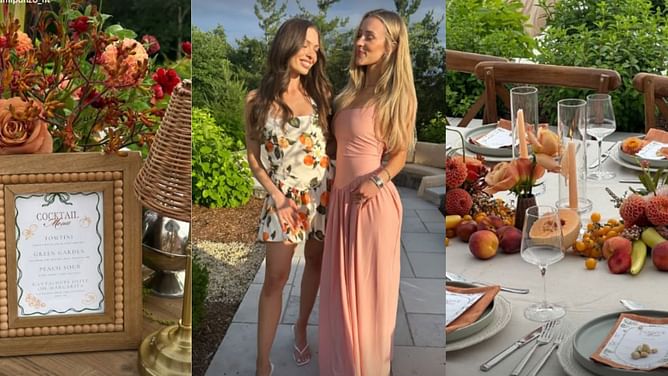 Connor McDavid's wife Lauren throws chic outdoor birthday dinner for current, ex-Oilers players & their partners