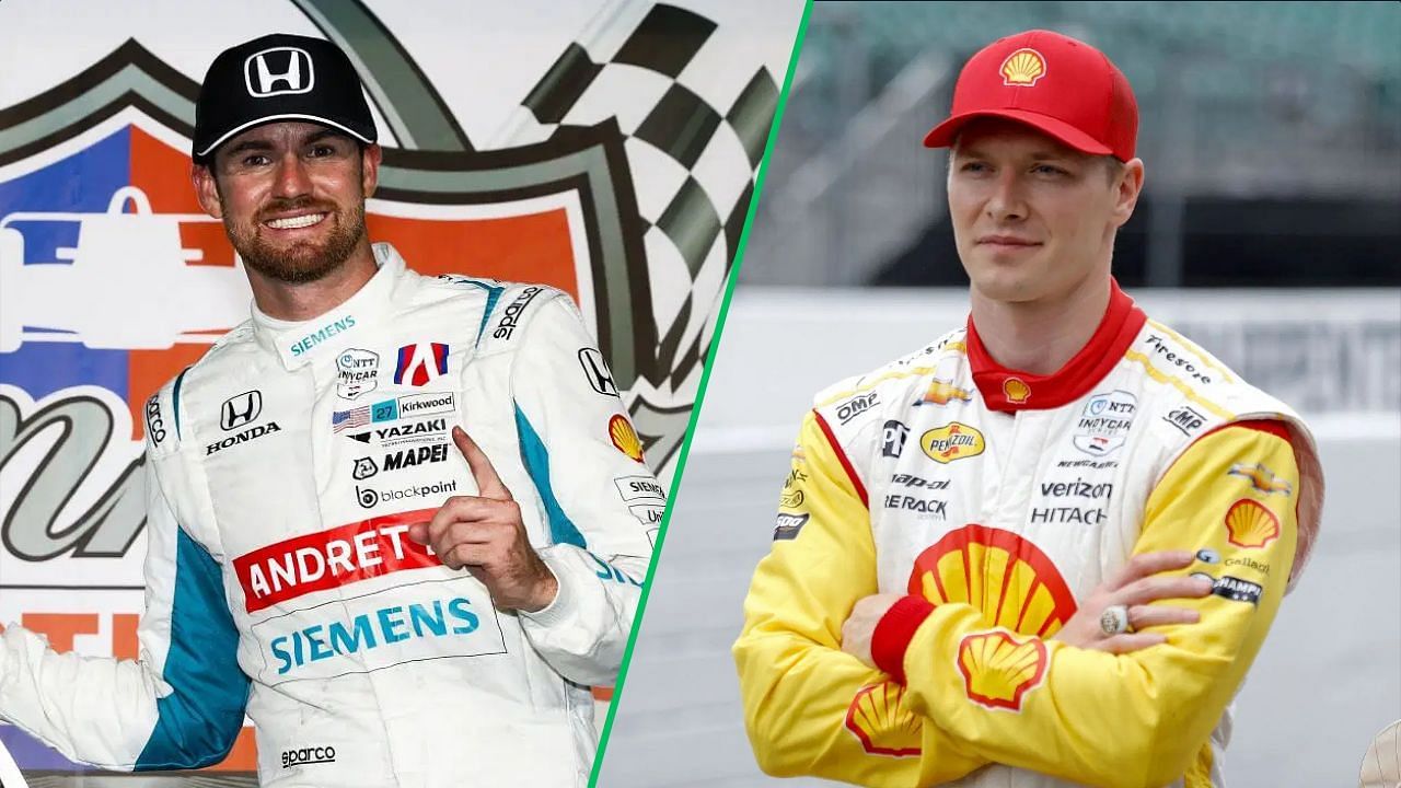 Kyle Kirkwood and Josef Newgarden | Image via Getty