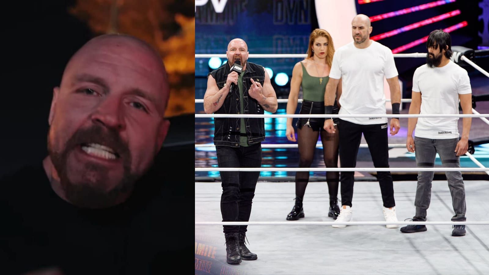 Jon Moxley and his Death Riders [Image Credits: AEW