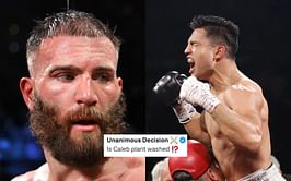 "GOT YOUR A** WHOOPED" - Edgar Berlanga and fans react as Armando Resendiz stuns Caleb Plant to claim WBA interim super-middleweight title