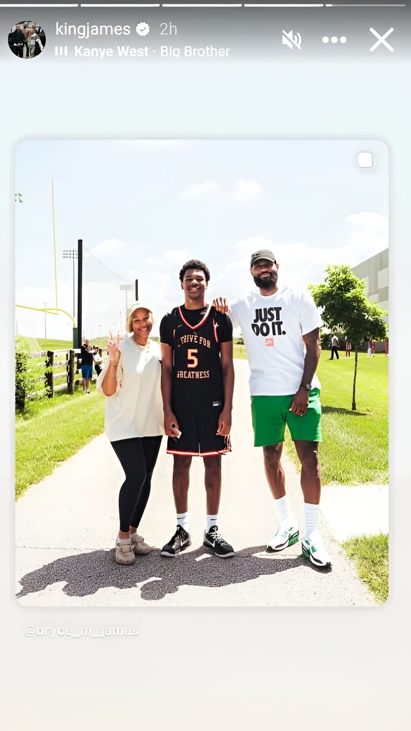 [Picture Credit: IG/@kingjames]