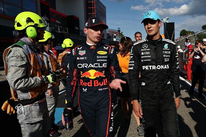 George Russell calls Max Verstappen 'one of the GOATs' in surprise praise