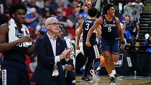 “Start yelling and then throw, kick a ball”: UConn’s Tarris Reed shares hilarious Dan Hurley practice story