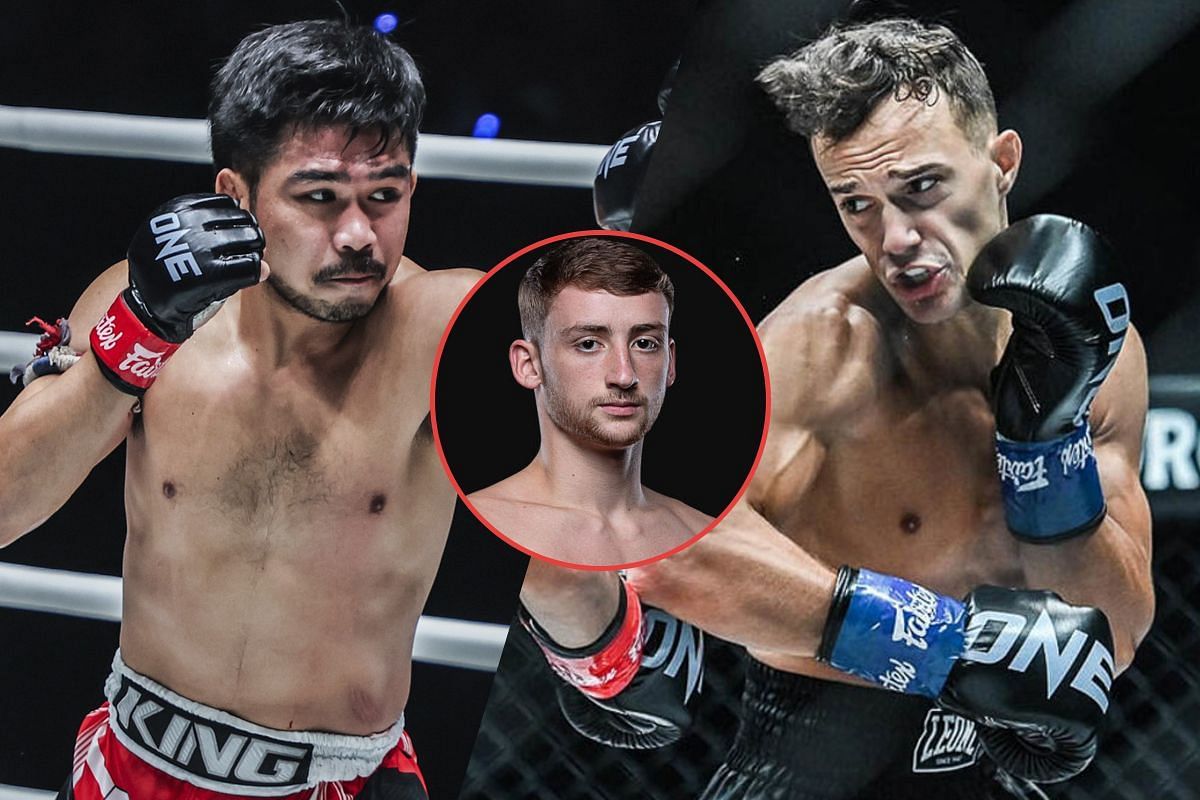 Freddie Haggerty (inset) wants Prajanchai and Jonathan Di Bella to settle the score in a unification match. -- Photo by ONE Championship