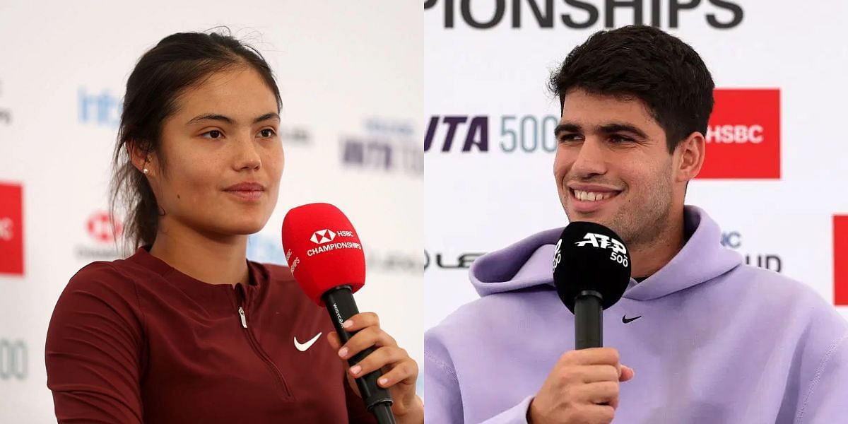 Emma Raducanu reveals how partnership with Carlos Alcaraz came to be | Image Source: Getty
