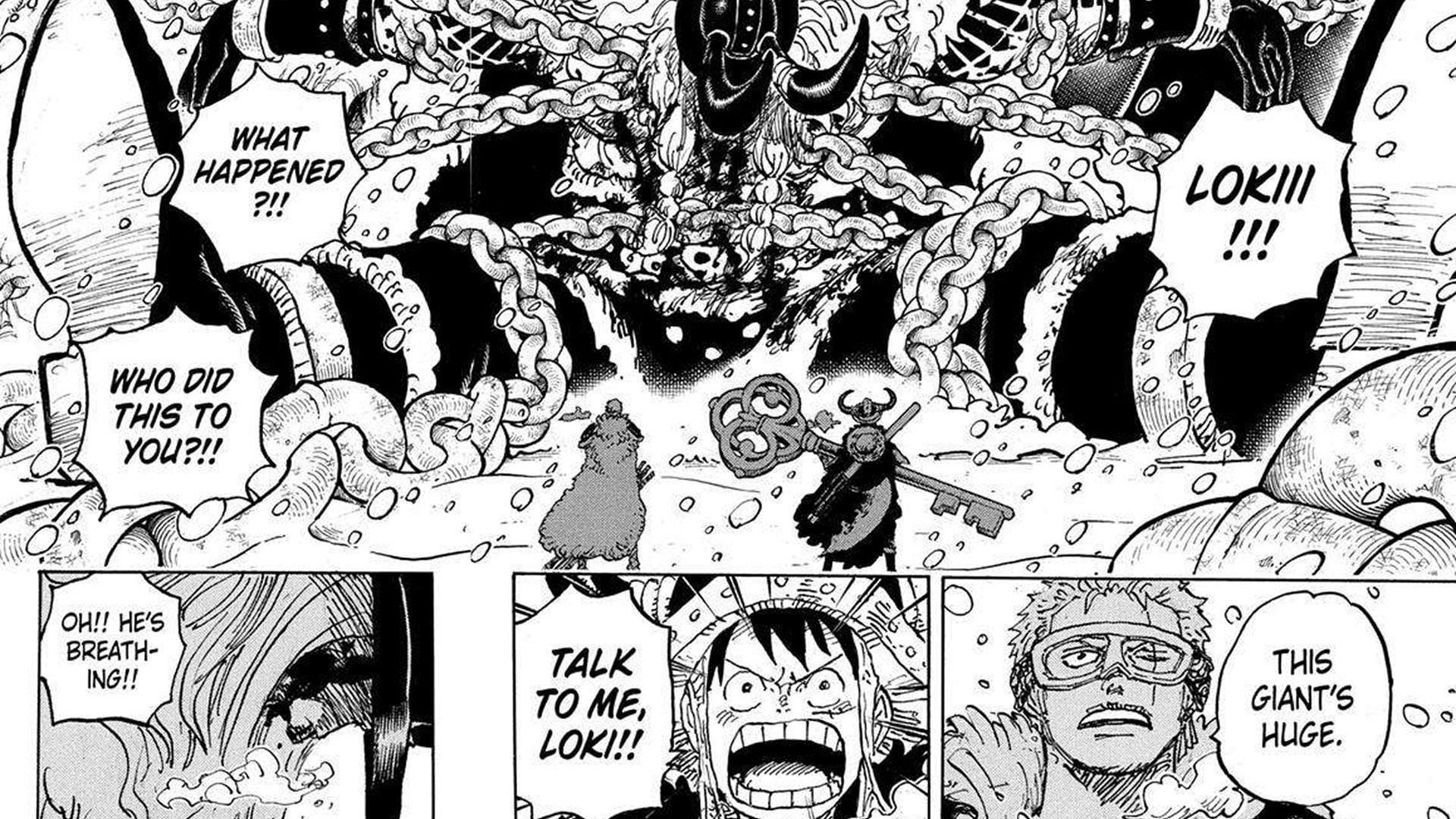 Luffy and Zoro before Loki (Image via Shueisha)