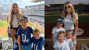 Freddie Freeman's wife Chelsea beams with pride over their sons Max and Brandon's growth