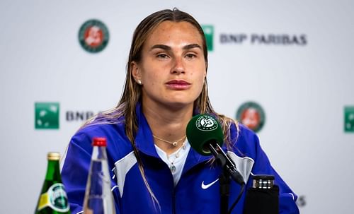 Aryna Sabalenka at the 2025 French Open - Image Source: Getty